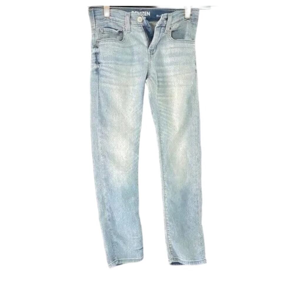 Denizen Boys Slim Fit Light Wash Jeans Adjustable Waist 5 Pocket 10 Blue #4372